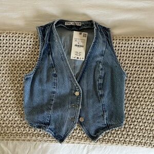Denim Vest NWT